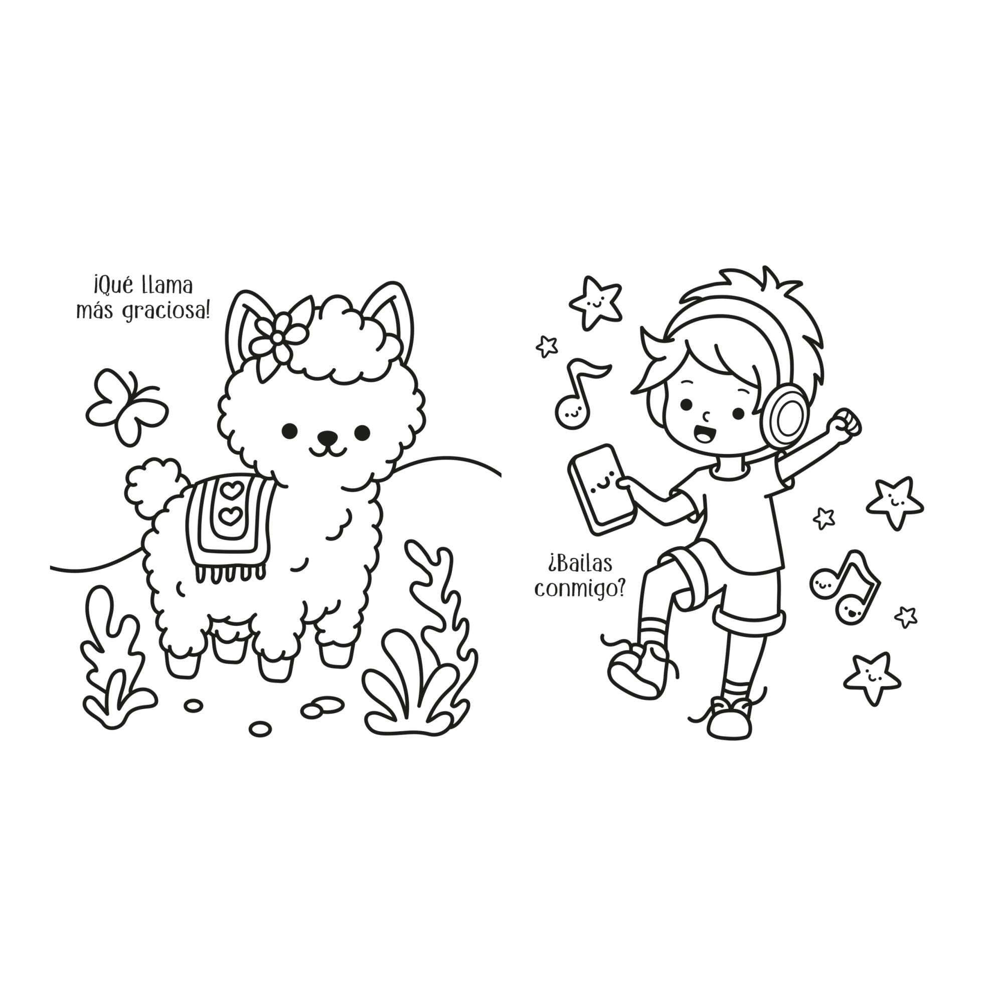 IDEAS PARA DIBUJAR Y COLOREAR.QUÉ TERNUR  (Capa Mole) 4