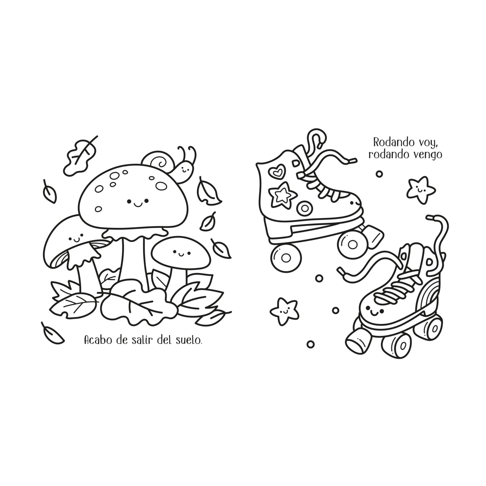 IDEAS PARA DIBUJAR Y COLOREAR.QUÉ TERNUR  (Capa Mole) 5