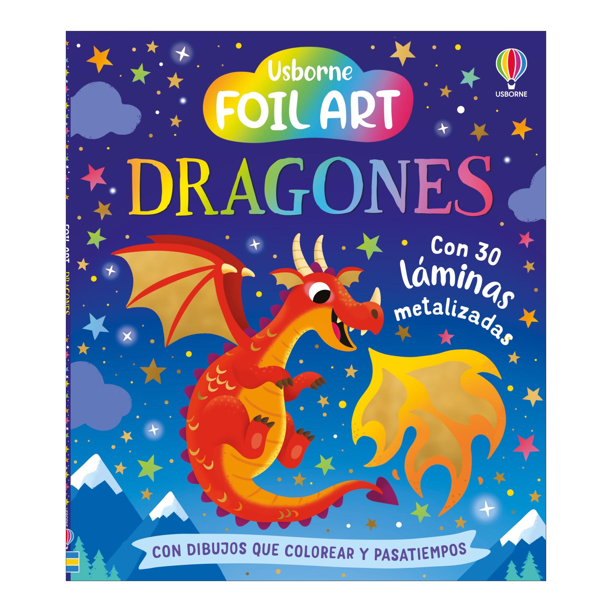 Imagem 0 de DRAGONES.COLOREA CON LÁMINAS METALIZADAS (Capa Mole)