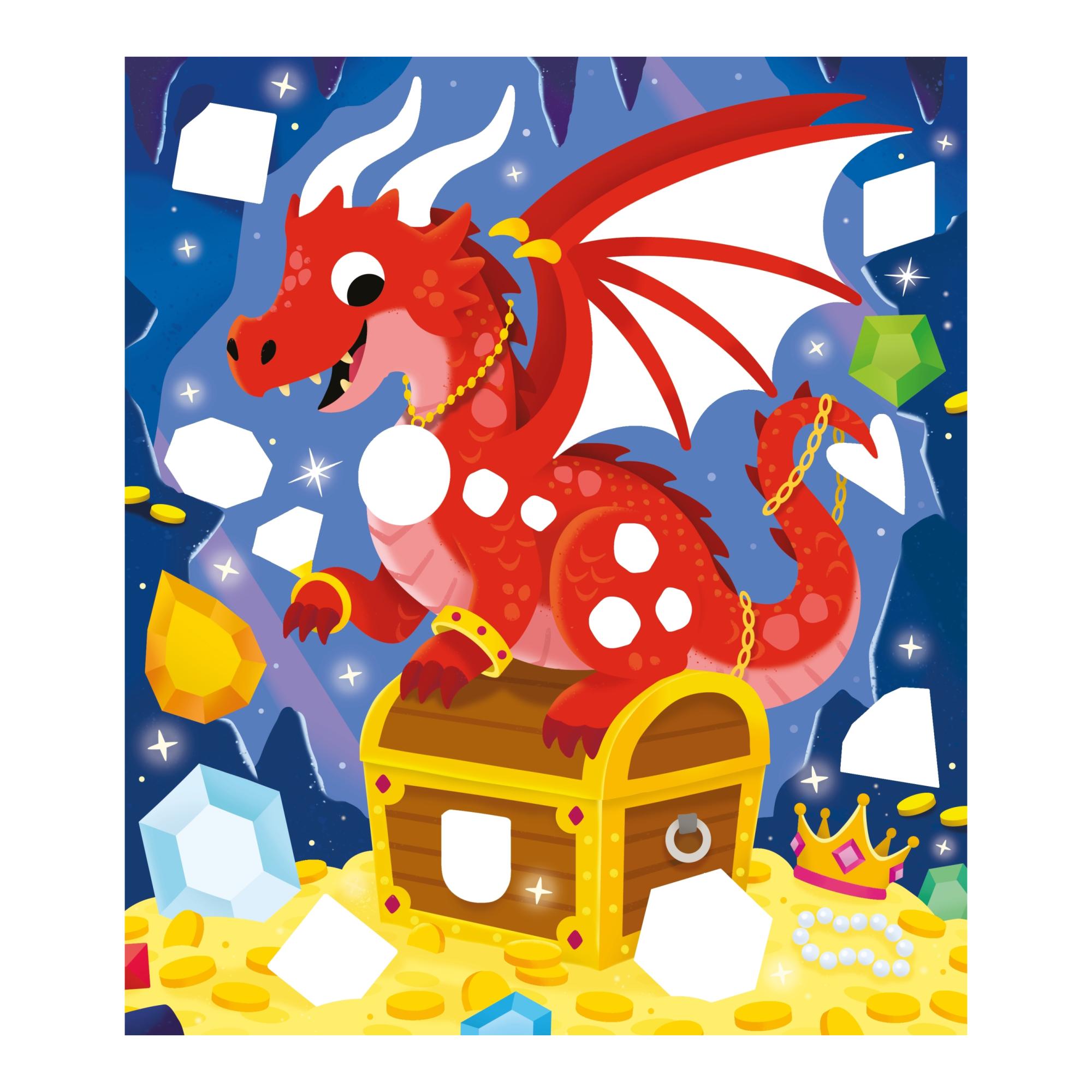 DRAGONES.COLOREA CON LÁMINAS METALIZADAS (Capa Mole) 5