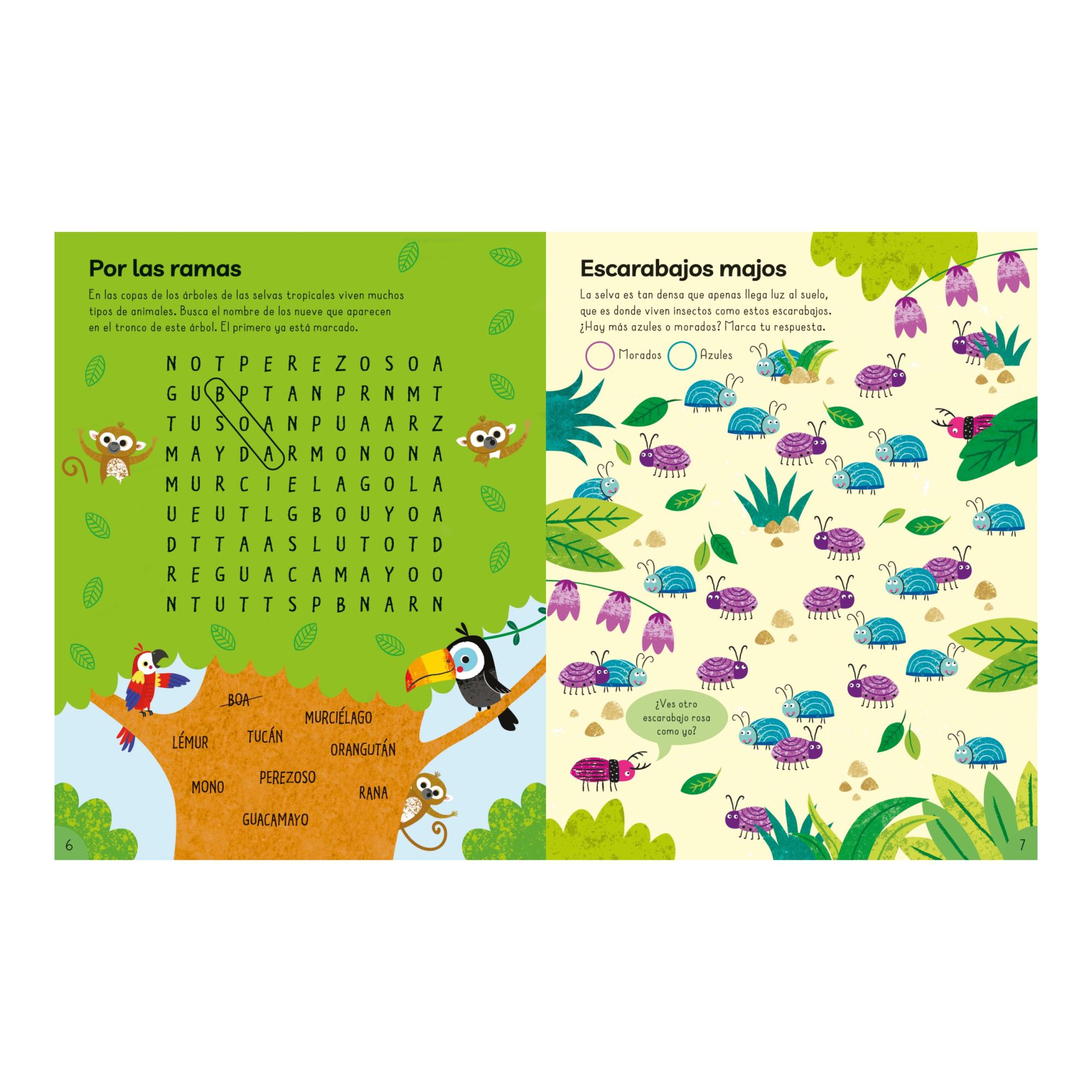 LA SELVA.SUPERLLIBROS DE ACTIVIDADES (Capa Mole) 4