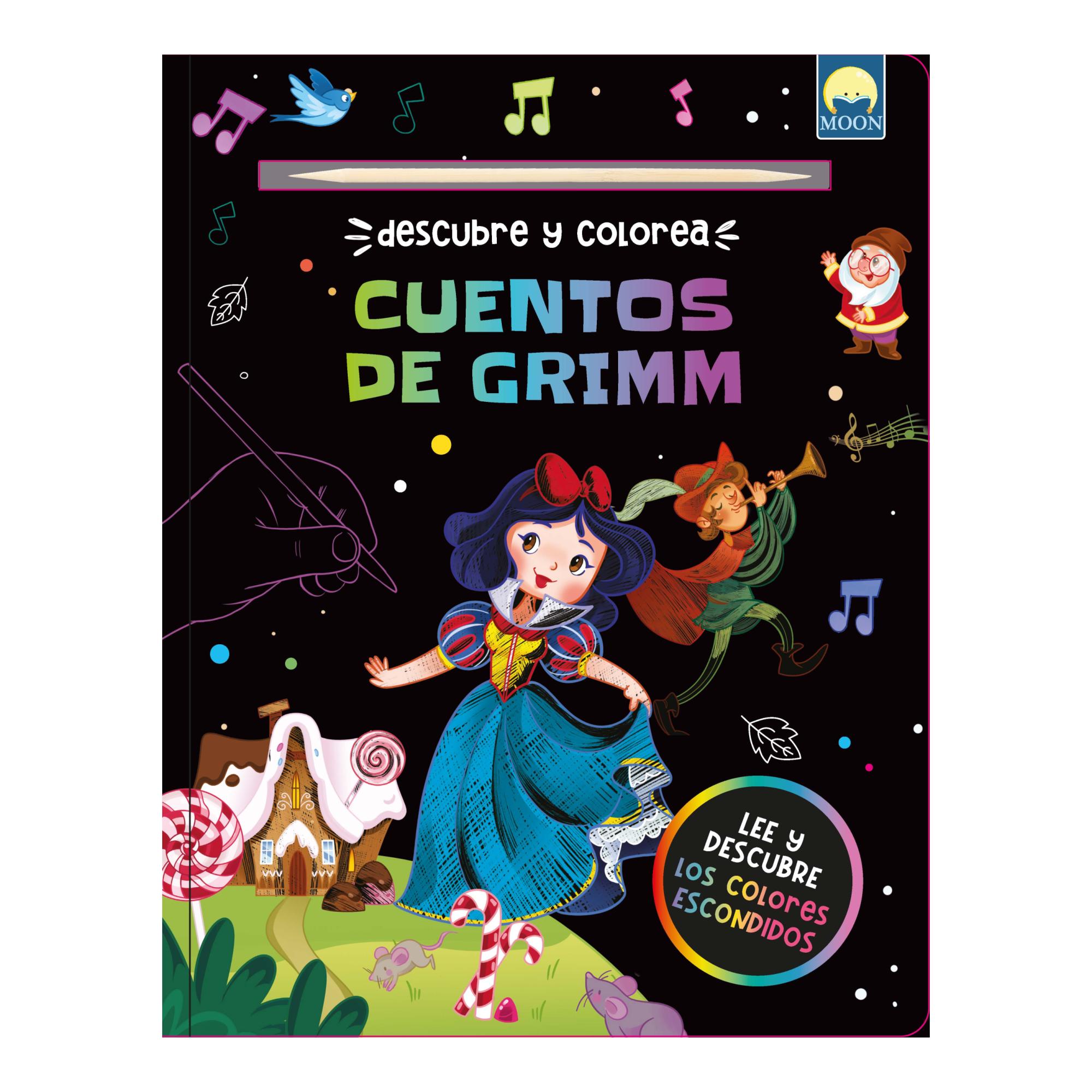 Imagem 0 de Descubre colorea cuentos de Grimm (Capa Mole)