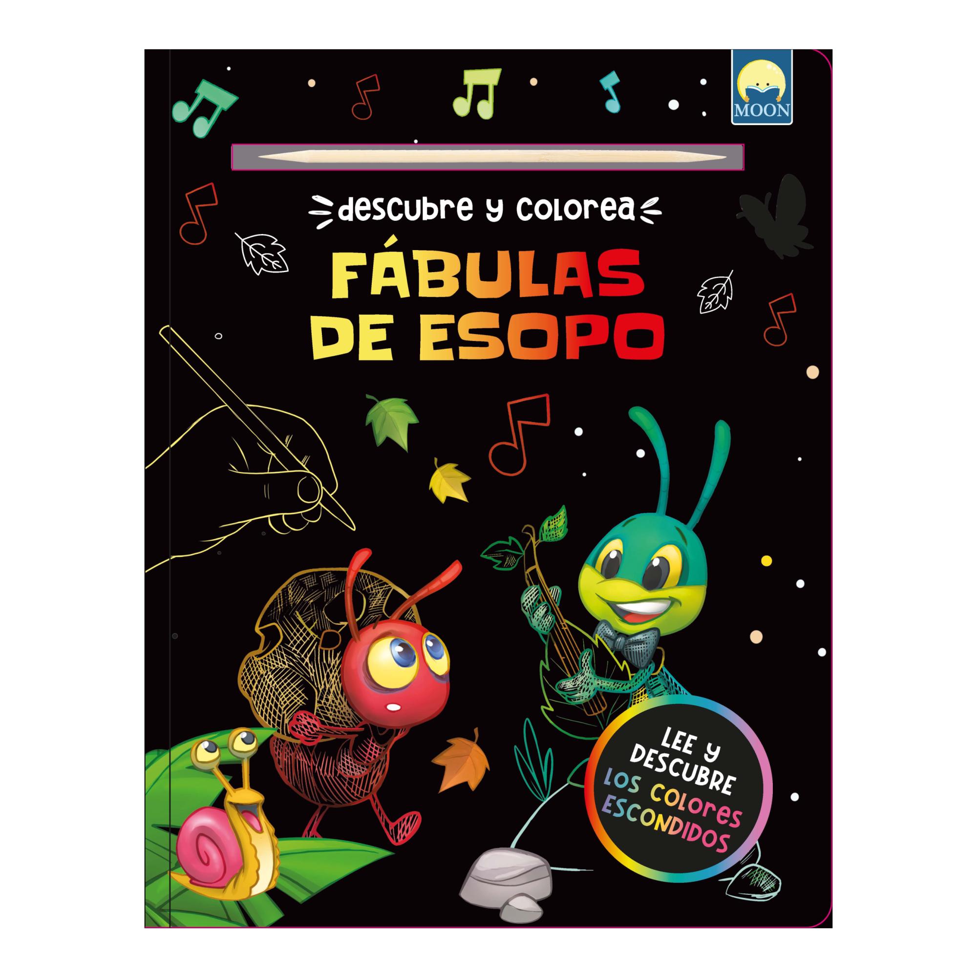 Imagen 0 de Descubre colorea fabulas de esopo (Tapa blanda)