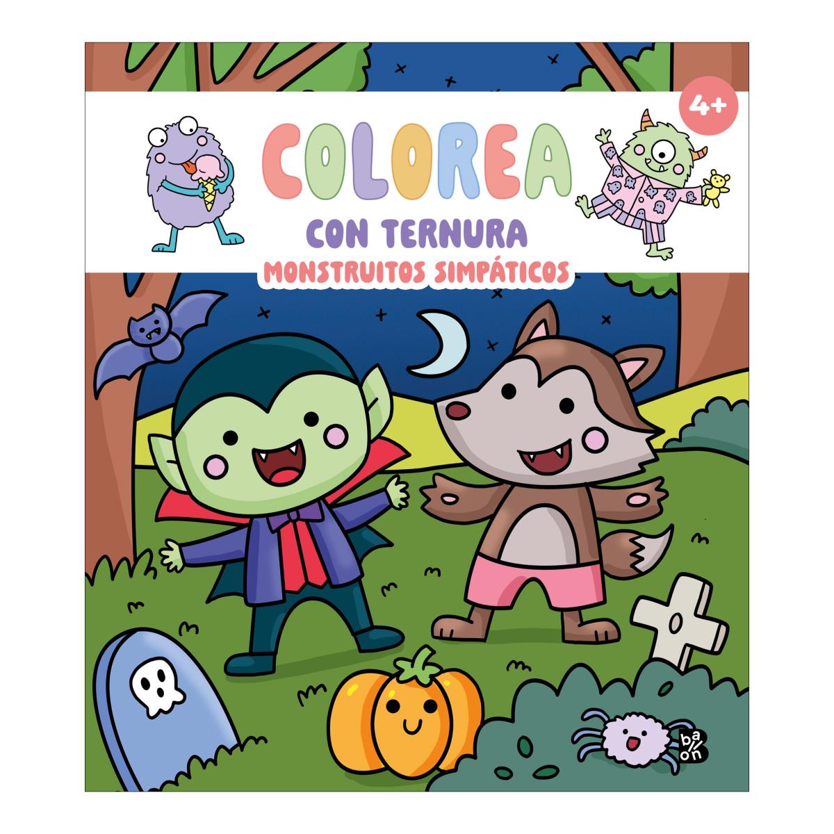 Imagen 0 de Colorea con ternura -monstruitos simpáticos (Tapa blanda)