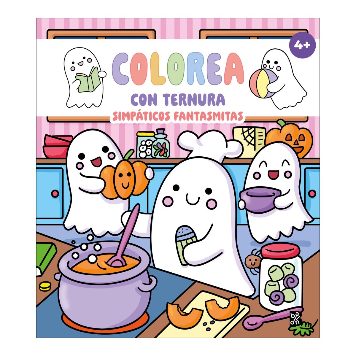Imagen 0 de Colorea con ternura - simpáticos fantasmitas (Tapa blanda)