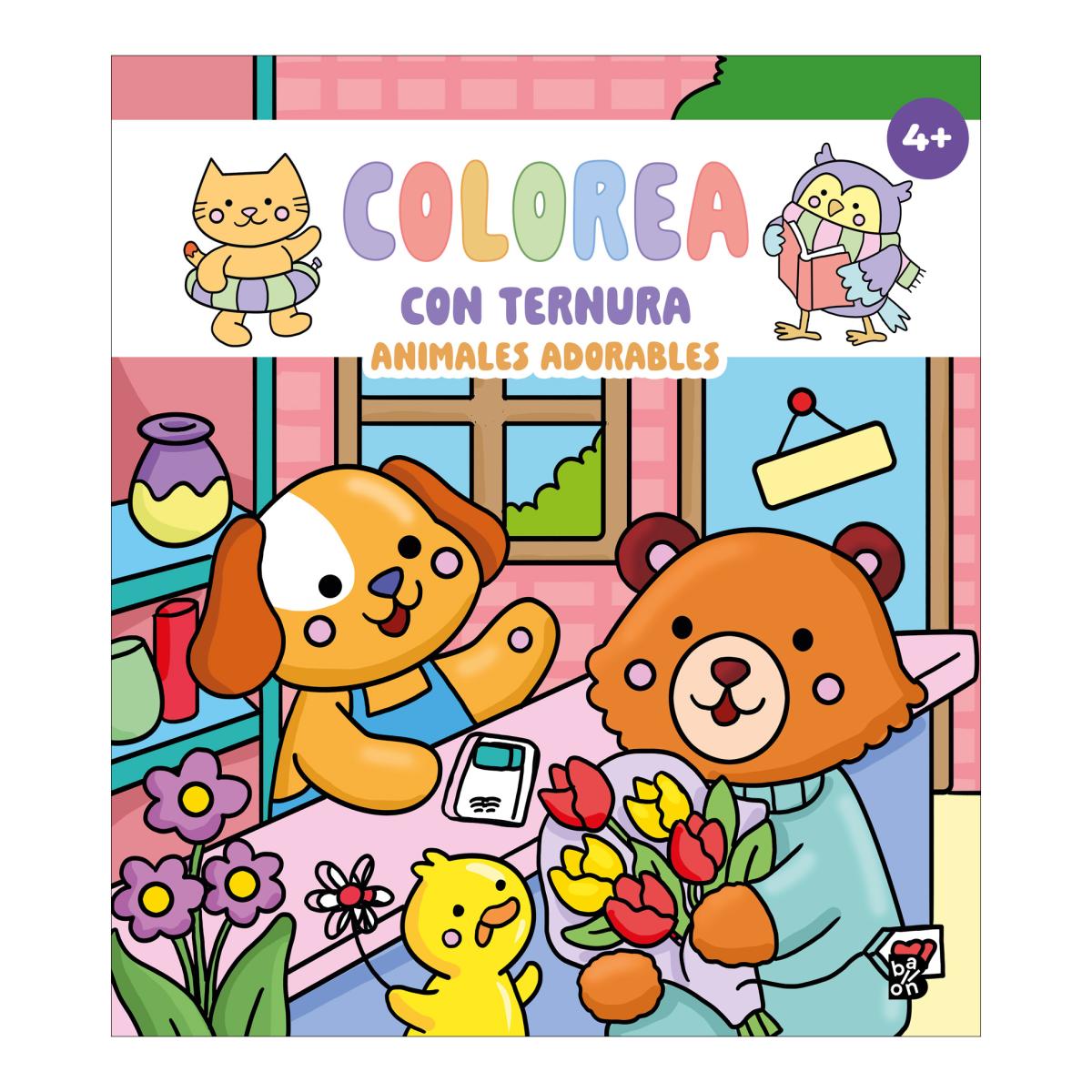 Imagen 0 de Colorea con ternura animales adorables (Tapa blanda)