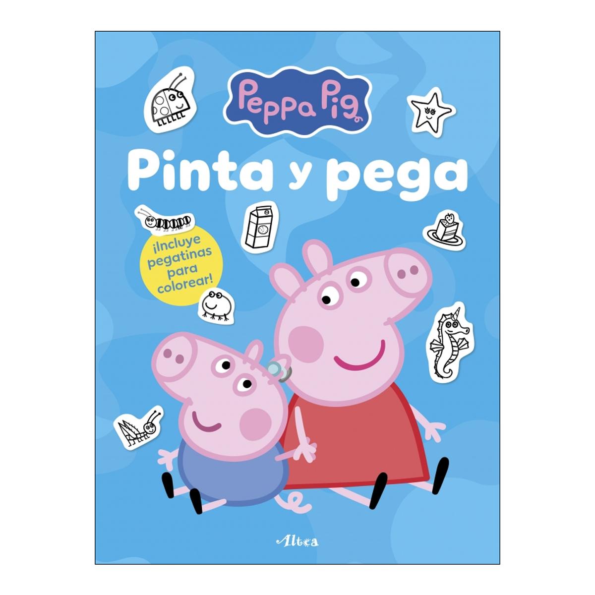 Imagen 0 de PINTA Y PEGA. LIBRO DE COLOREAR CON PEGA (Tapa blanda)