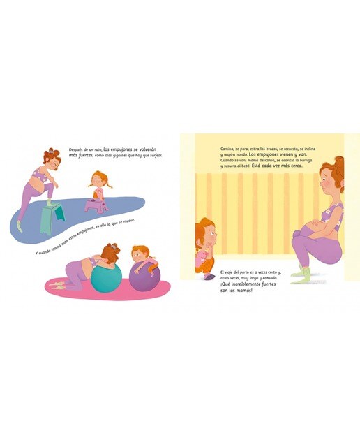Nace un bebé. Un cuento sobre lo que pasa dentro de la barriga de mamá  (Tapa dura) 2