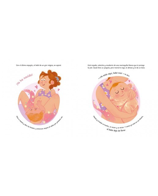 Nace un bebé. Un cuento sobre lo que pasa dentro de la barriga de mamá  (Tapa dura) 3