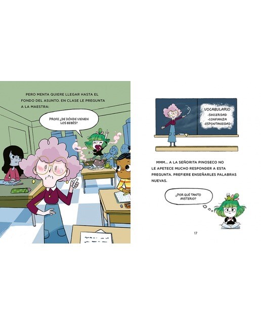 Menta y Burbuja 3 - La profe bocazas: Con letra MAYÚSCULA para que niños y niñas a partir de 6 años aprendan a leer solos  (Tapa dura) 4