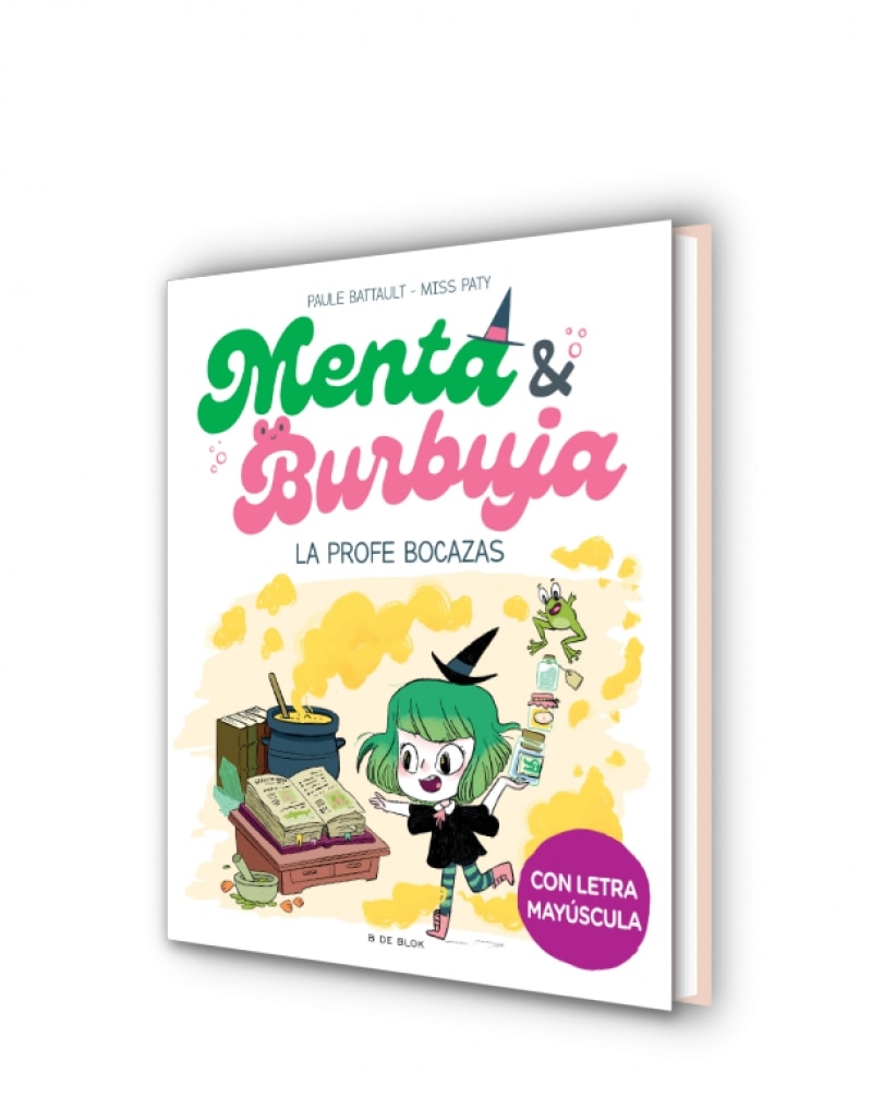 Menta y Burbuja 3 - La profe bocazas: Con letra MAYÚSCULA para que niños y niñas a partir de 6 años aprendan a leer solos  (Tapa dura) 5