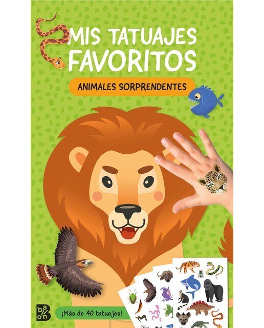 MIS TATUAJES FAVORITOS-ANIMALES SORPRENDENTES  (Tapa blanda) 1