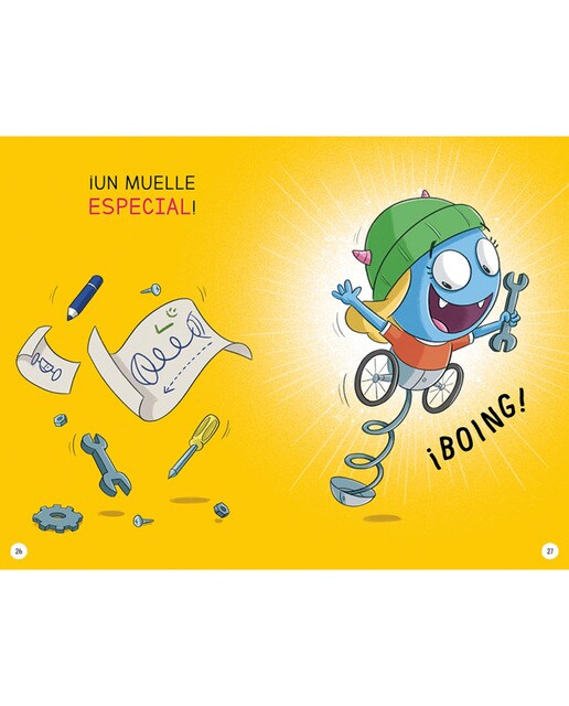 Aprender a leer en la Escuela de Monstruos 12 - Una idea sobre ruedas: En letra MAYÚSCULA (libros para niños a partir de 5 años) (Tapa blanda) 3