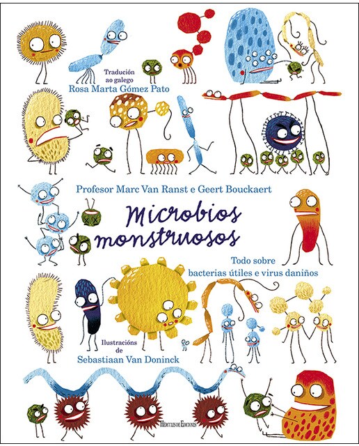 Imagem 0 de Microbios monstruosos: Todo sobre bacterias útiles e virus daniños (Capa dura)