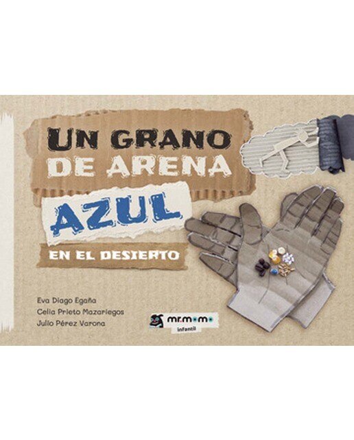 Un grano de arena azul en el desierto