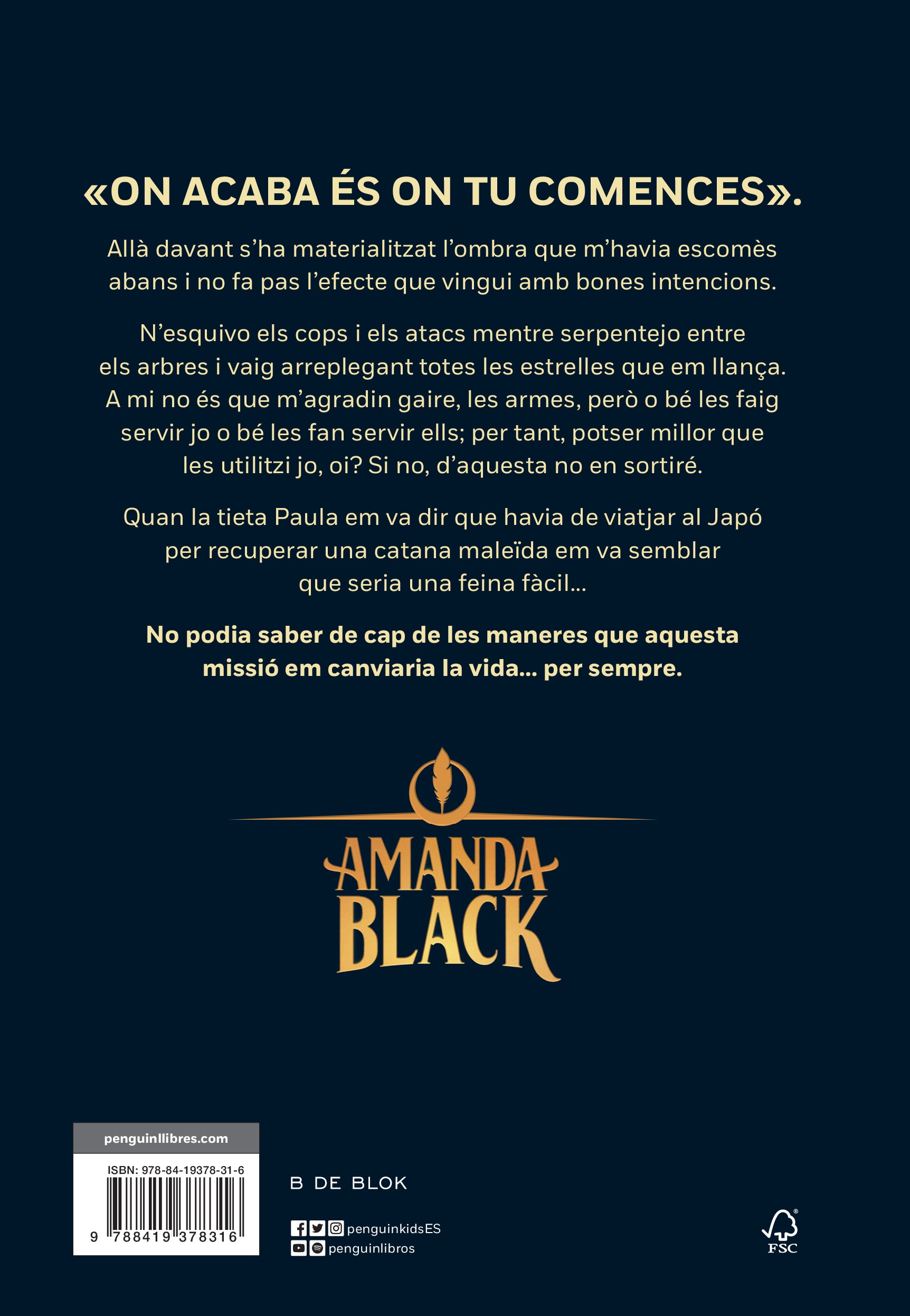 Amanda Black 9 - El camí del ninja (Tapa dura) 2