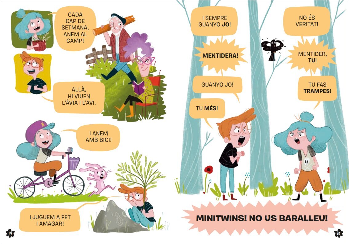 Minitwins 1. Una aventura molt animal!  (Tapa dura) 2