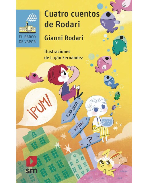 Imagen 0 de Cuatro cuentos de Rodari  (Tapa blanda)
