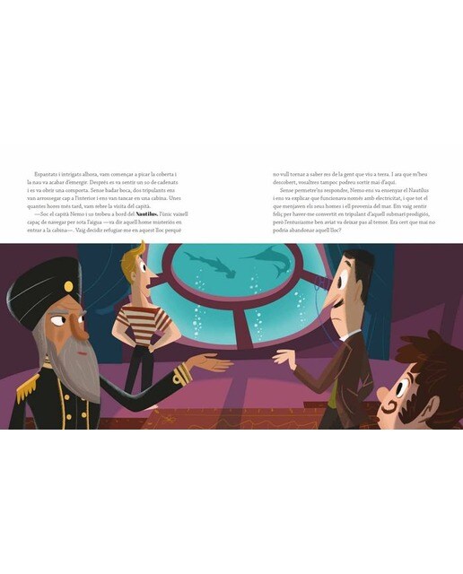 Les millors aventures de Jules Verne: Viatge al centre de la Terra/ Vint mil llegües de viatge submarí / La volta al món en vuitanta dies  (Tapa dura) 4