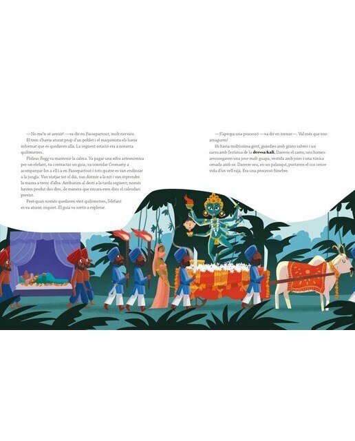 Les millors aventures de Jules Verne: Viatge al centre de la Terra/ Vint mil llegües de viatge submarí / La volta al món en vuitanta dies  (Tapa dura) 5