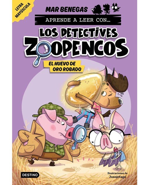 Imagen 1 de Aprende a leer con... Los Detectives Zoopencos 2. El huevo de oro robado: En letra MAYÚSCULA para aprender a leer libros p (Tapa blanda con solapas)