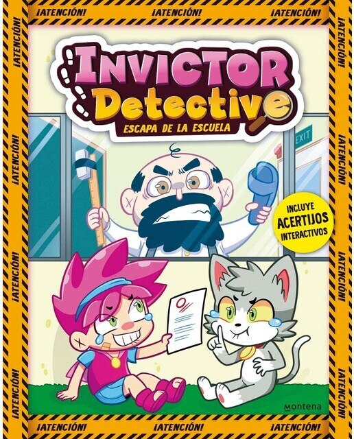 Invictor Detective escapa de la escuela (Invictor Detective 2): Incluye acertijos interactivos  (Tapa dura) 1