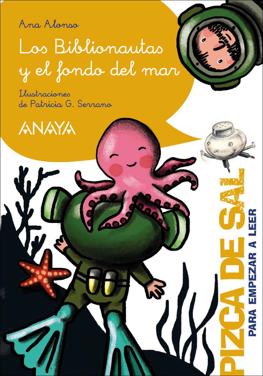 Los Biblionautas y el fondo del mar: En letra ligada  (Tapa blanda con solapas) 1