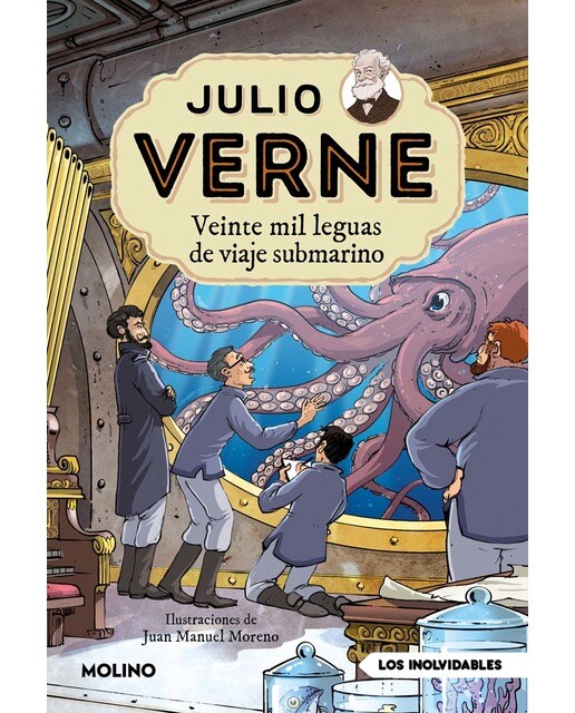 Julio Verne - Veinte mil leguas de viaje submarino (edición actualizada, ilustrada y adaptada) (Capa mole) 1