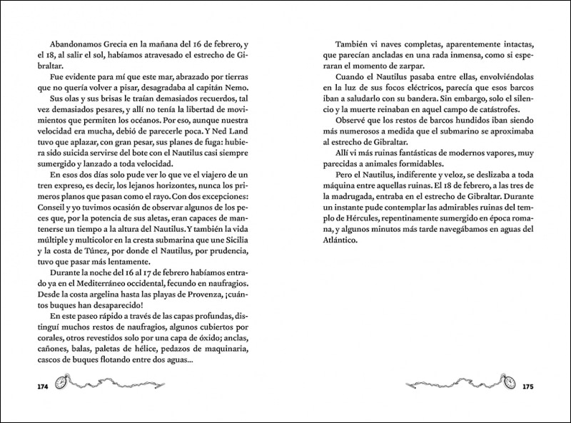 Julio Verne - Veinte mil leguas de viaje submarino (edición actualizada, ilustrada y adaptada) (Capa mole) 4