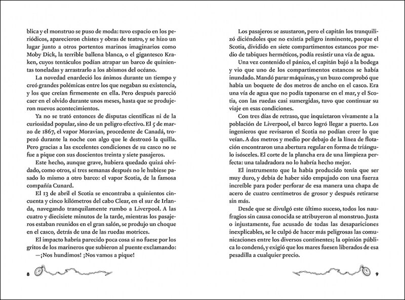 Julio Verne - Veinte mil leguas de viaje submarino (edición actualizada, ilustrada y adaptada) (Capa mole) 6
