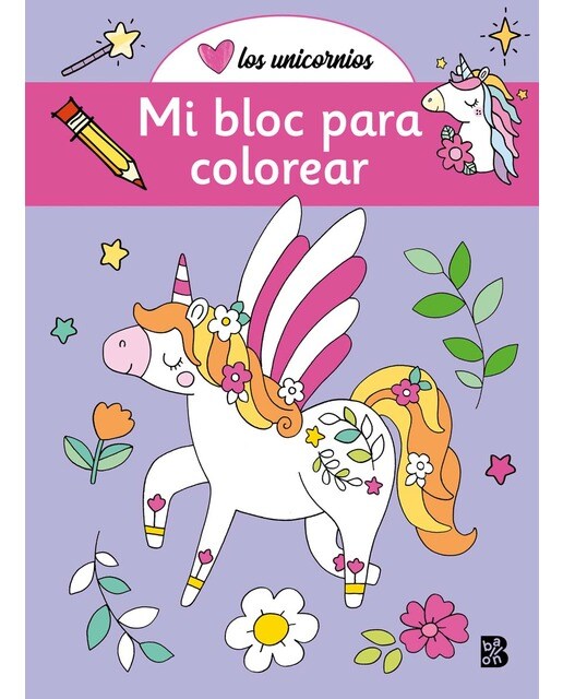 UNICORNIOS-MI BLOC PARA COLOREAR (Capa mole) 1