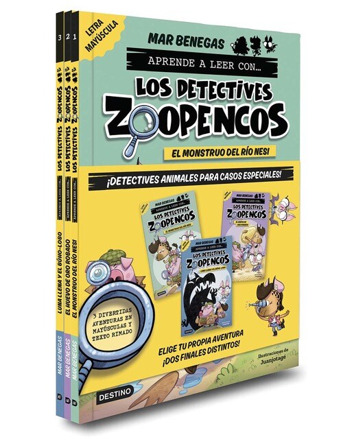 Imagen 0 de Pack Aprende a leer con...Los Detectives Zoopencos 1-3. Elige tu historia  (Tapa blanda con solapas)