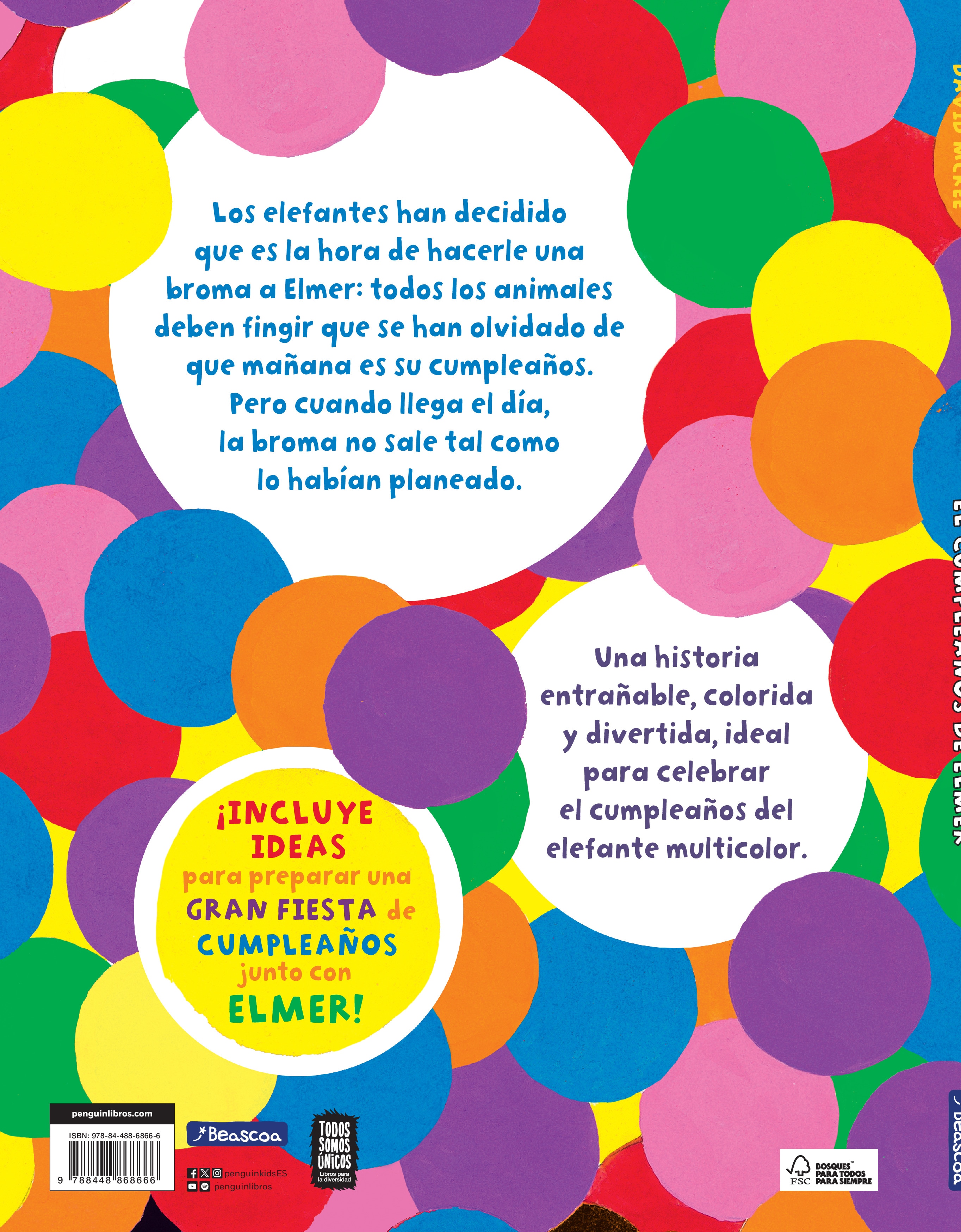 Elmer. Un cuento - El cumpleaños de Elmer  (Tapa dura) 2