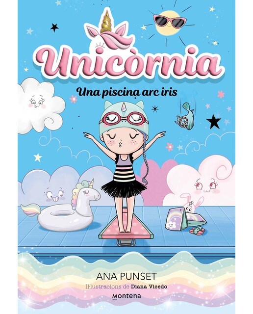 Imagen 1 de Unicòrnia 9 - Una piscina arc iris: Primeres lectures en català  (Tapa blanda)