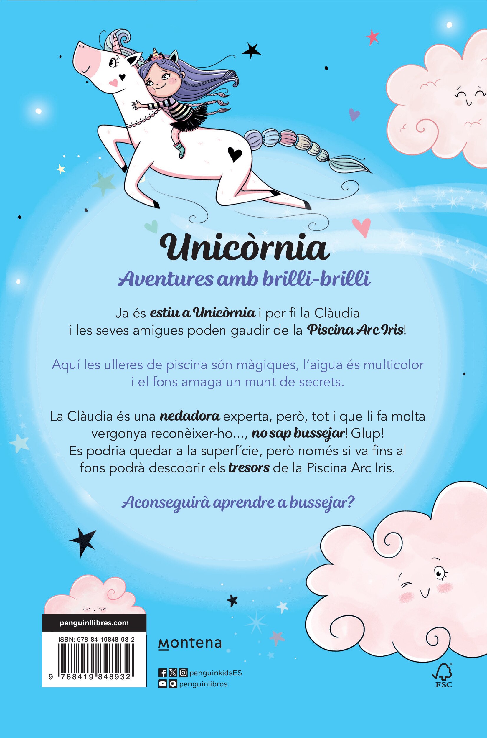 Imagen 2 de Unicòrnia 9 - Una piscina arc iris: Primeres lectures en català  (Tapa blanda)