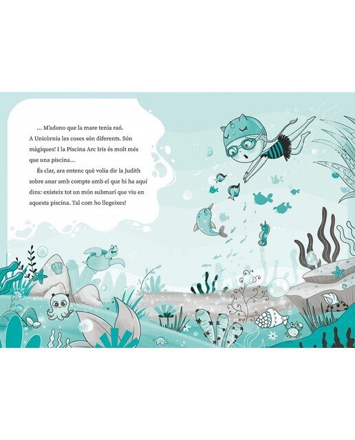 Imagen 6 de Unicòrnia 9 - Una piscina arc iris: Primeres lectures en català  (Tapa blanda)