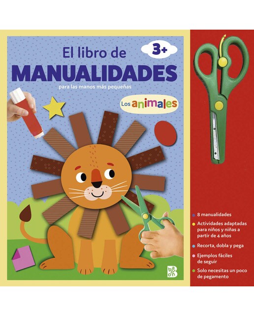 Imagen 1 de MANUALIDADES CON TIJERAS-LOS ANIMALES (Tapa blanda)