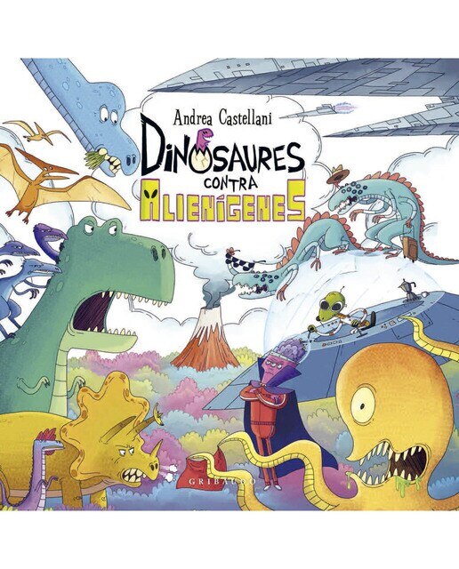 Imagen 0 de Dinosaures contra alienígenes  (Tapa dura)