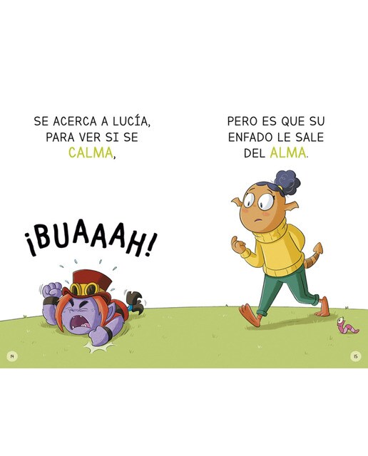 Aprender a leer en la Escuela de Monstruos 15 - Cuidado cuando me enfado: En letra MAYÚSCULA (libros para niños a partir de 5 años)  (Tapa blanda) 3