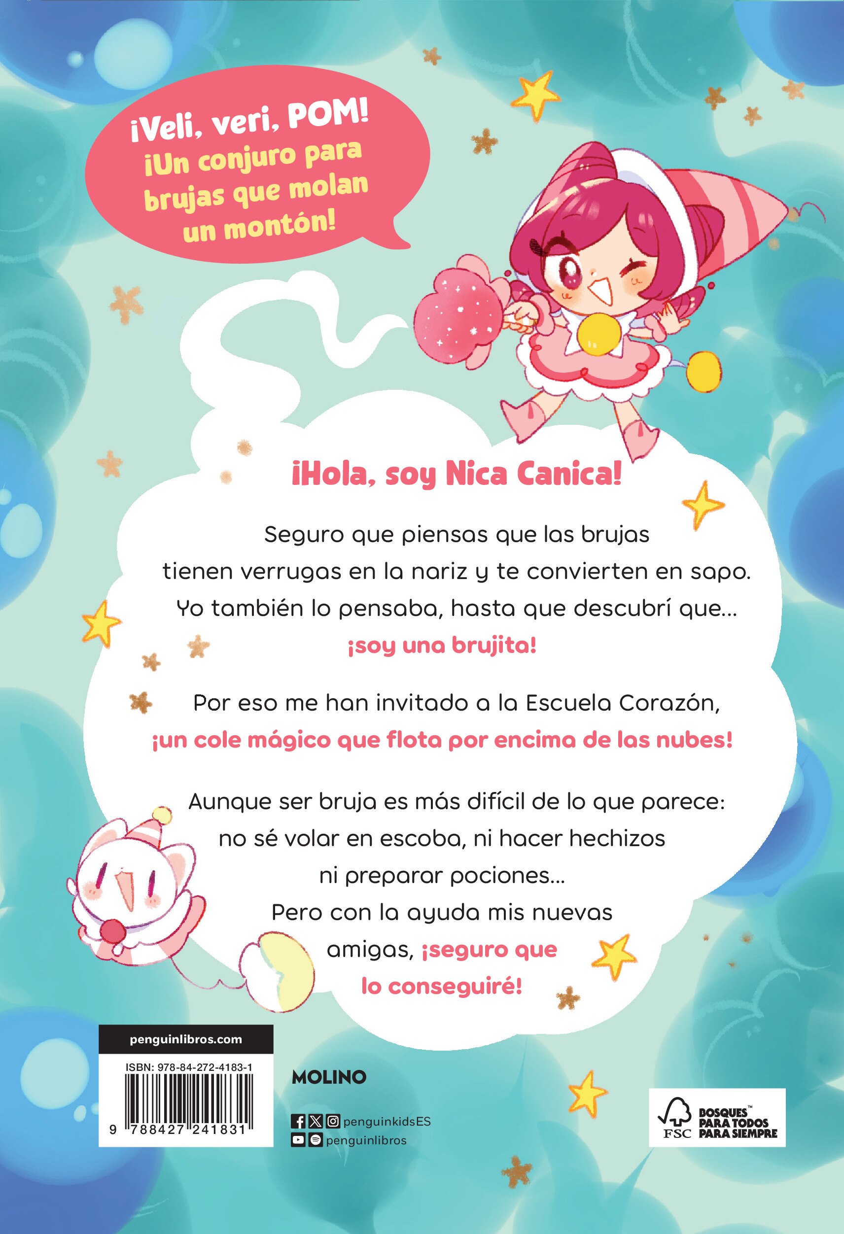 Nica Canica 1 - Primer día en la escuela de brujas  (Tapa blanda) 2