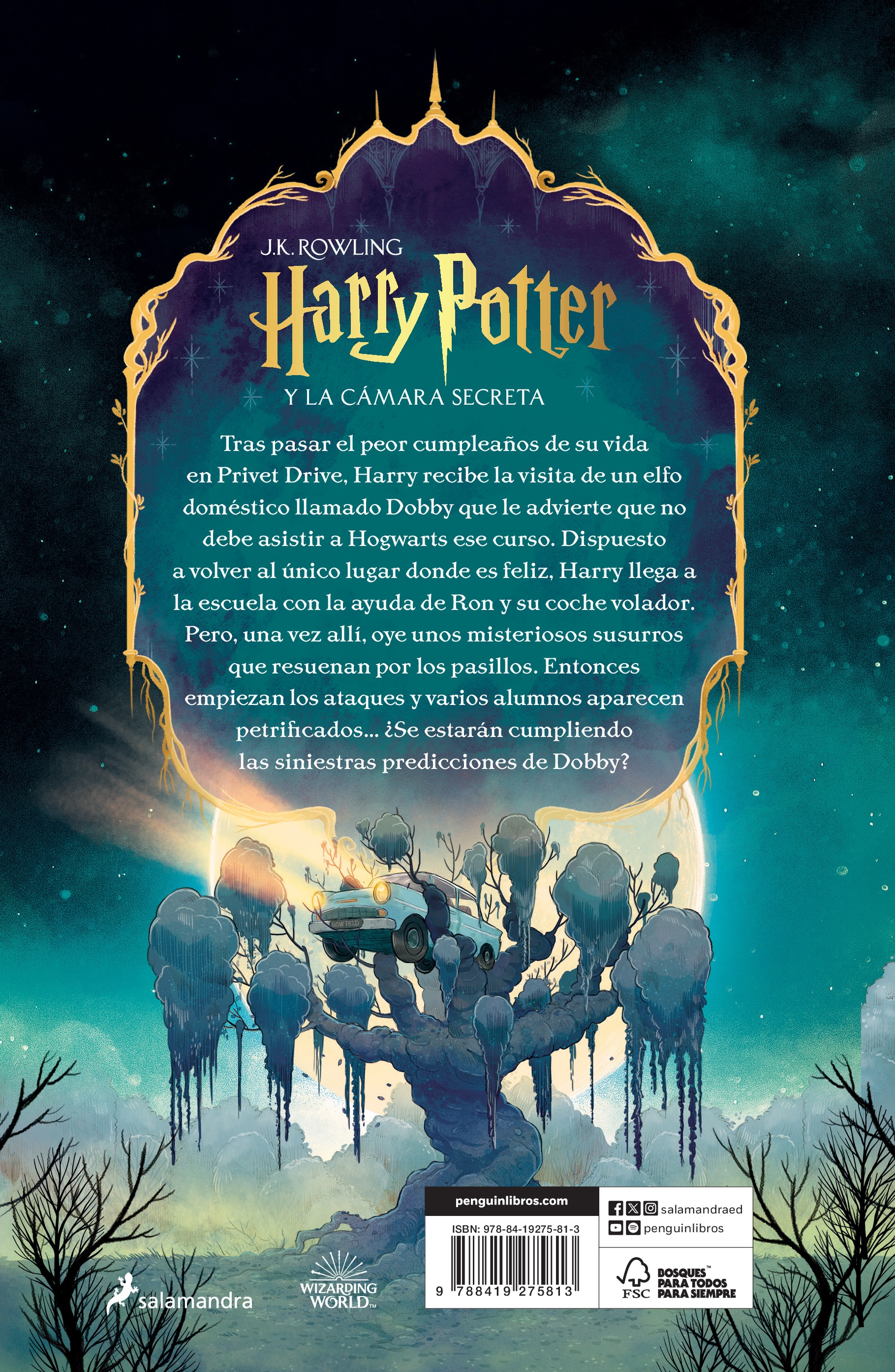 Harry Potter y la cámara secreta (Harry Potter [edición con ilustraciones de Xavier Bonet] 2)  (Tapa dura) 2