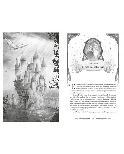 Harry Potter y la piedra filosofal (Harry Potter, 1) Edición con ilustraciones de Xavier Bonet (Tapa dura) 4