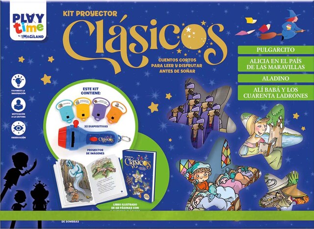 Imagem 0 de KIT PROYECTOR CUENTOS CLASICOS 3 - CAJA CON PROYECTOR