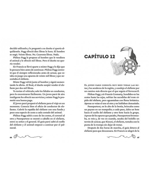 Julio Verne - La vuelta al mundo en 80 días (edición actualizada, ilustrada y adaptada)  (Tapa blanda) 5
