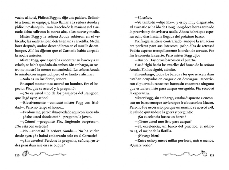 Julio Verne - La vuelta al mundo en 80 días (edición actualizada, ilustrada y adaptada)  (Tapa blanda) 9