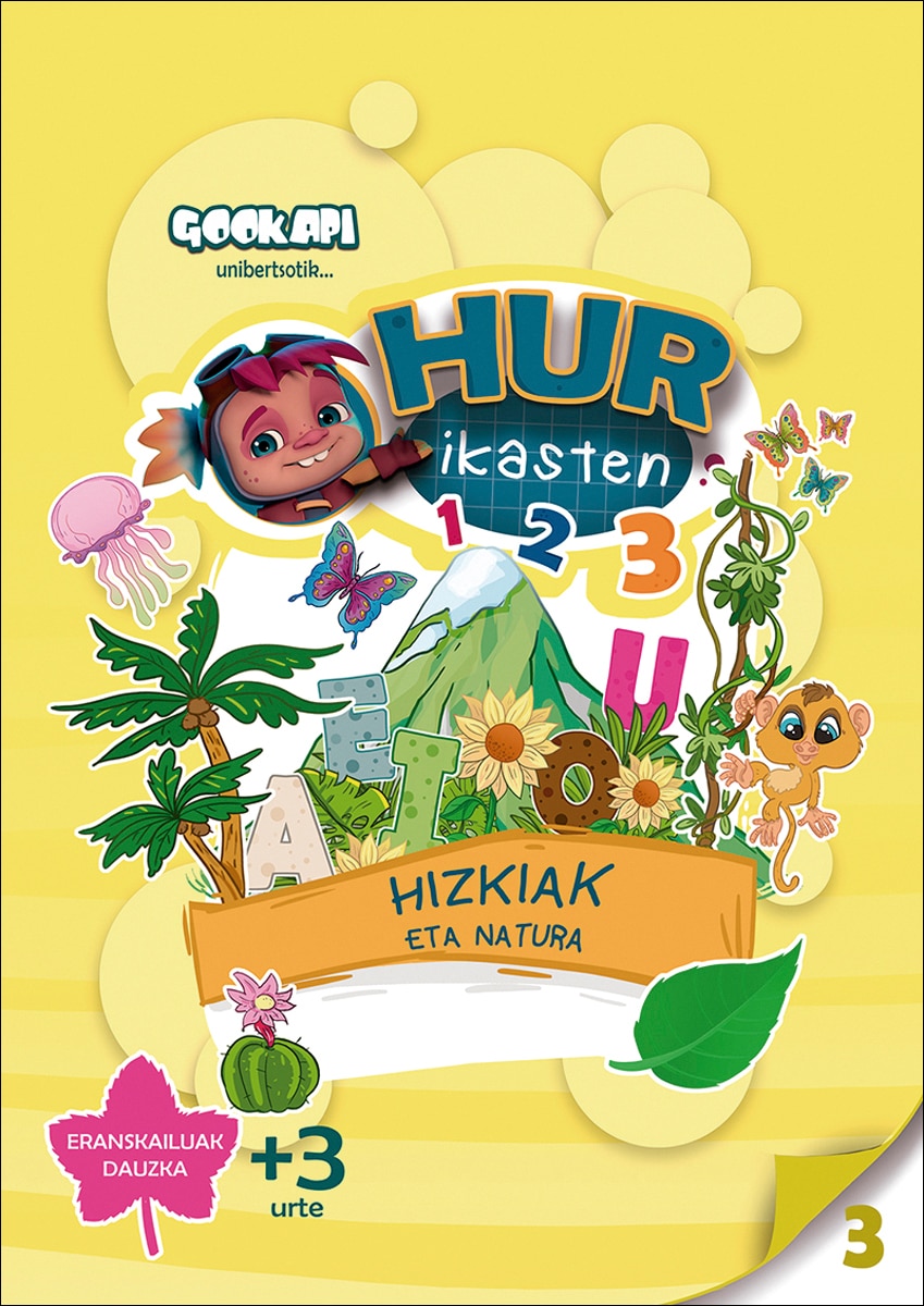 Hur ikasten 3. Hizkiak eta natura (Capa dura) 1