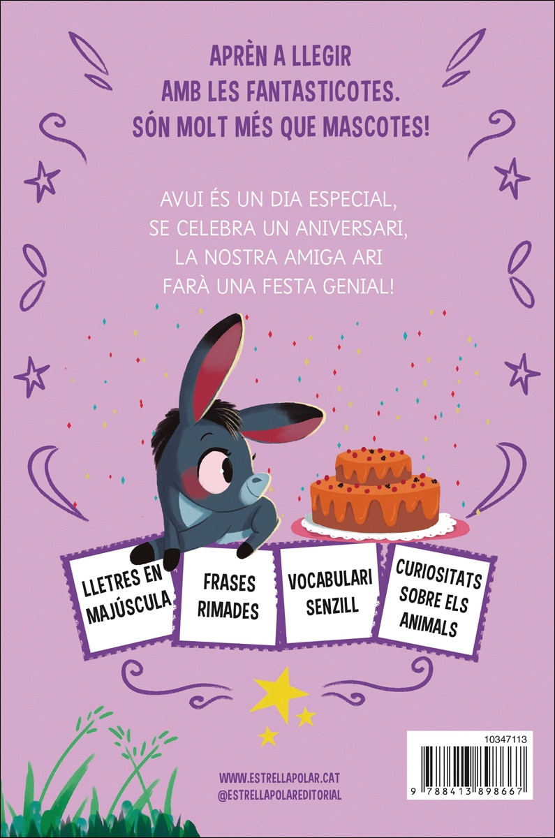 Aprèn a llegir amb Les Fantasticotes 9. L'Ari i la festa d'aniversari  (Tapa blanda) 2