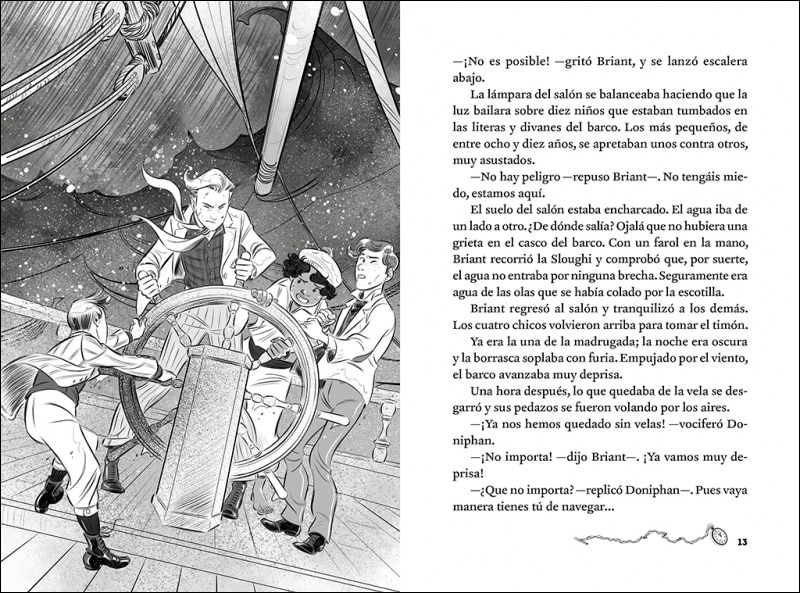Julio Verne - Dos años de vacaciones (edición actualizada, ilustrada y adaptada)  (Tapa blanda) 9