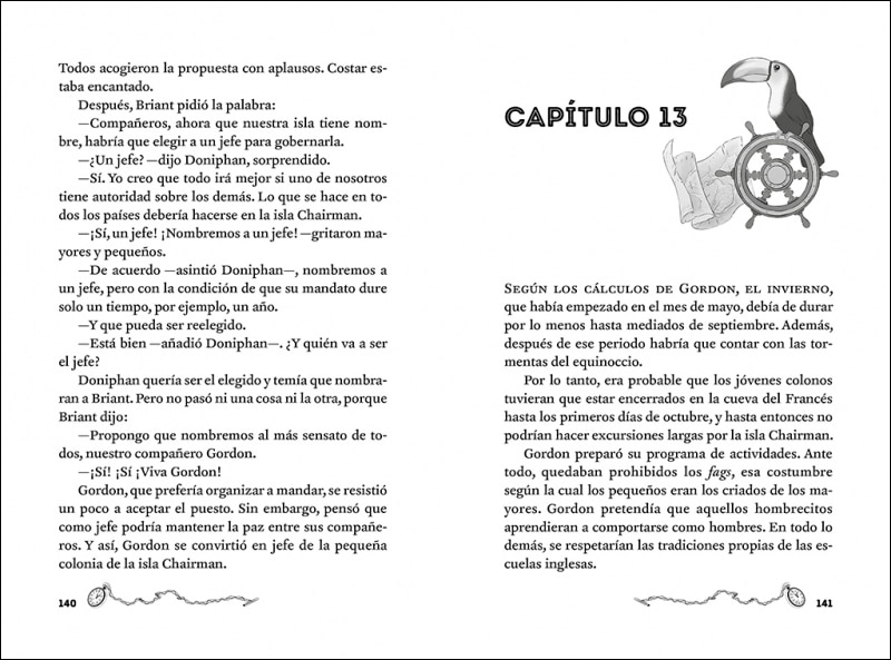 Julio Verne - Dos años de vacaciones (edición actualizada, ilustrada y adaptada)  (Tapa blanda) 10