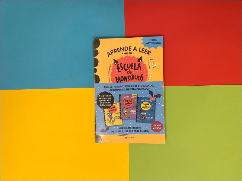 Aprender a leer en la Escuela de Monstruos - Pack con los libros 4, 5 y 6: En letra MAYÚSCULA (libros para niños a partir de 5 años) (Tapa blanda) 4